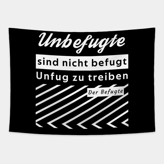 Unfug treiben Tapestry by DePit DeSign