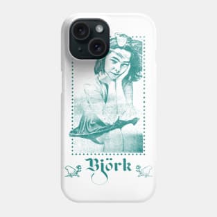 Björk / Vintage Style Aesthetic Fan Art Design Phone Case