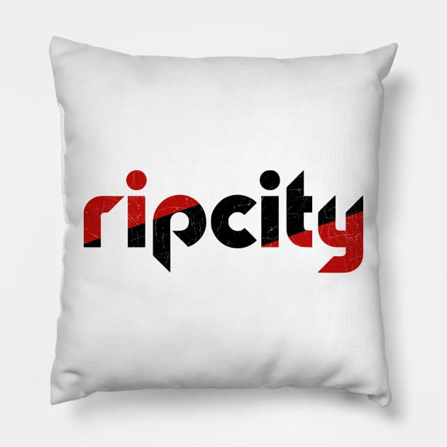 Rip City || Grunge Pillow by Aloenalone