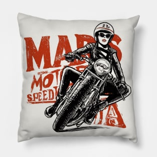 Mars Motor Speedway (2) Pillow