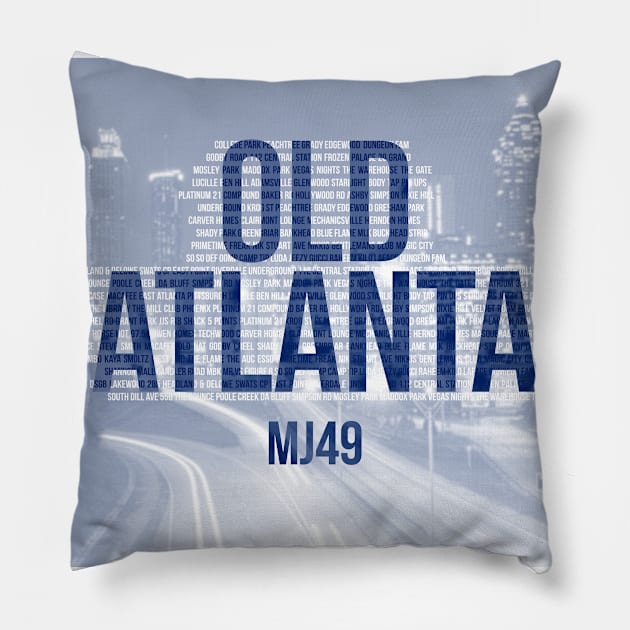 Old Atlanta Pillow by MrOldAtlanta