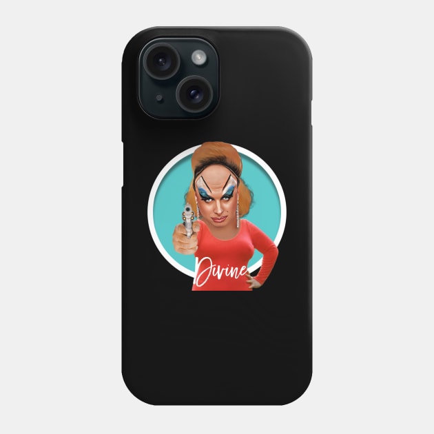 Divine - Pink Flamingos Phone Case by Zbornak Designs