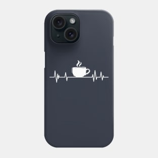 coffee Heartbeat,Lifeline cafe Phone Case