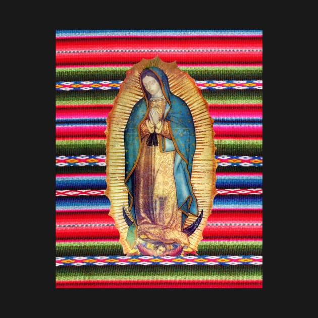 Our Lady of Guadalupe Virgen Maria Zarape Virgin Mary Catholic 113 by hispanicworld