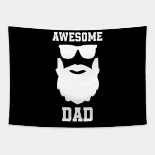 Awesome dad happy fathers day Tapestry