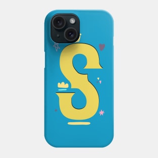 "S" This Is Letter S Capital First Letter In Your Name Phone Case