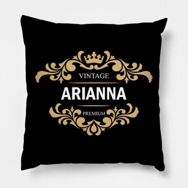 Arianna Name Pillow by Polahcrea