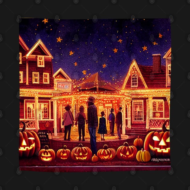 Halloween Night at Stars Hollow by Fenay-Designs