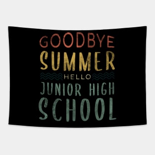 Goodbye Summer Hello Junior High School - Back To School Tapestry