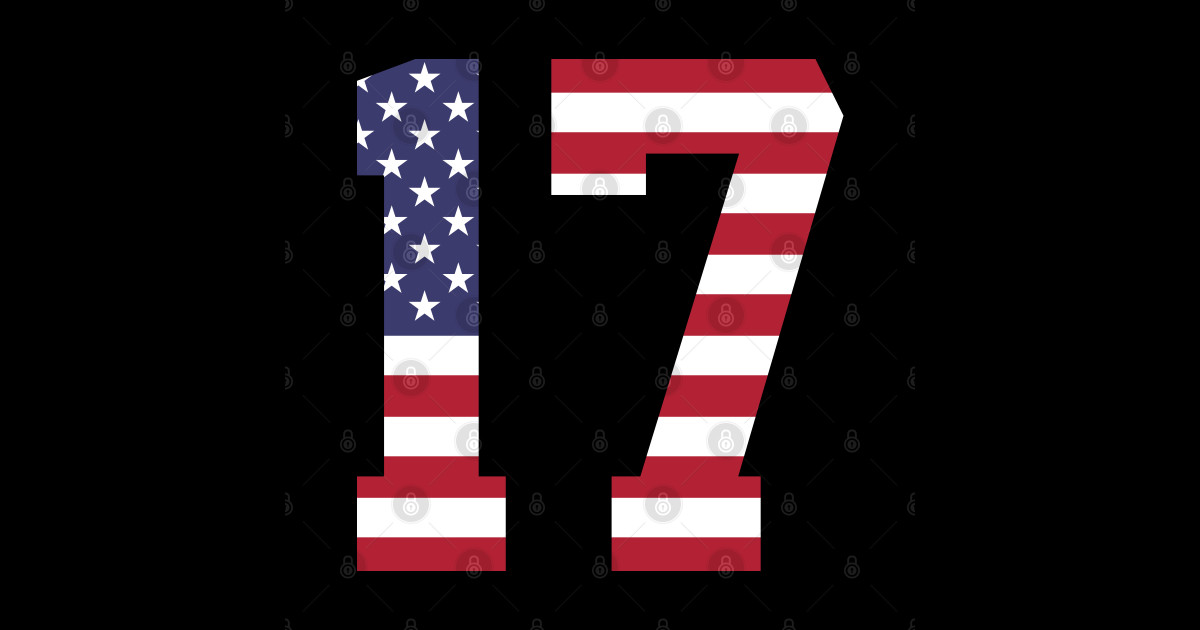 United States Number 17 Number 17 T Shirt TeePublic