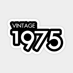 Vintage 1975 Gift 45th Birthday Party Magnet