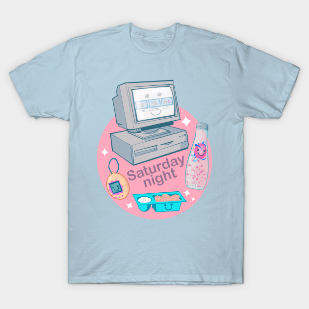 Discover Saturday Night - 90s Nostalgia - T-Shirt