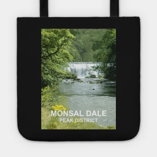 Monsal Dale Derbyshire Peak District. Travel poster Tote