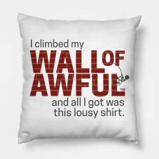 Wall of Awful Pillow