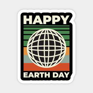 Vintage Happy Earth Day Magnet