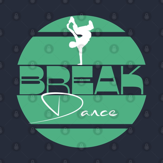 Breakdance teal green by Bailamor