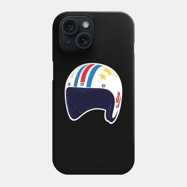 Super Dave Helmet Phone Case by Baddest Shirt Co.