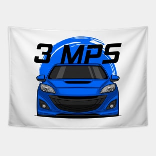 Front Blue 3 MPS Mazdaspeed3 JDM Tapestry