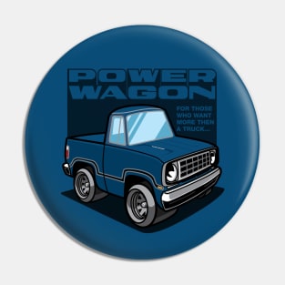 Medium Blue Iridescent - Power Wagon Pin
