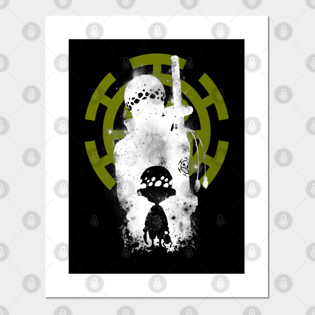 Trafalgar D Water Law One Piece Cartel E Impresion Artistica Teepublic Mx