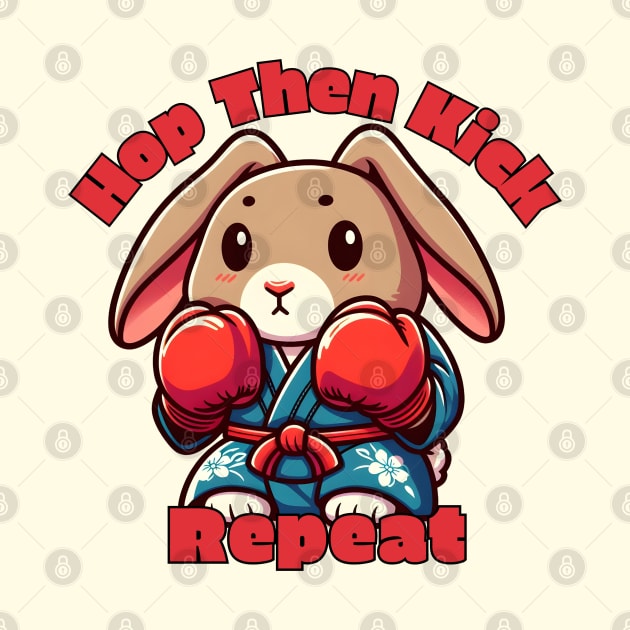 Kickboxing rabbit by Japanese Fever