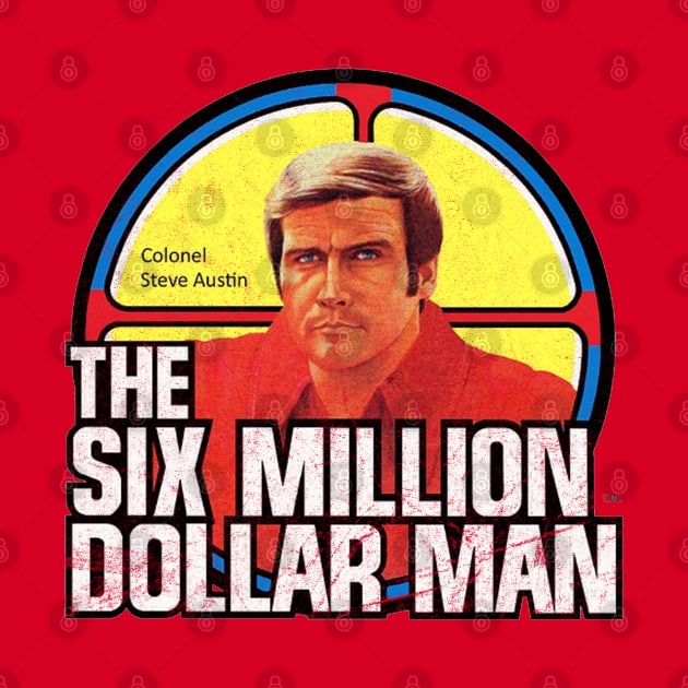 The Six Million Dollar Man Logo by Alema Art