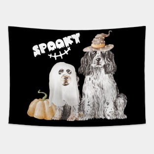 Halloween Spooky Dog Tapestry