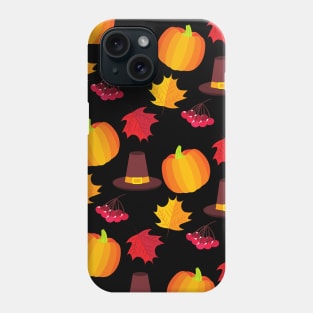 Fall Autumn Thanksgiving Pattern Design Phone Case