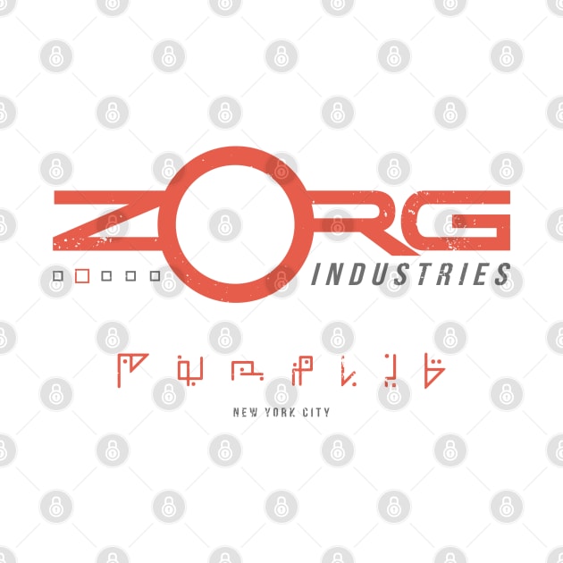 Zorg Industries (Aged look) by MoviTees.com