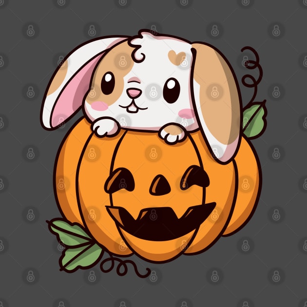 Halloween bunny by Jurassic Ink