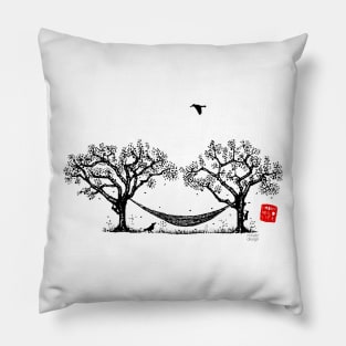 Urban Wildlife - woodpecker Pillow