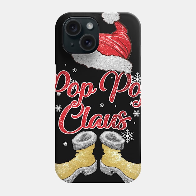 Santa Pop Pop Claus Merry Christmas Matching Family Group Phone Case by Terryeare