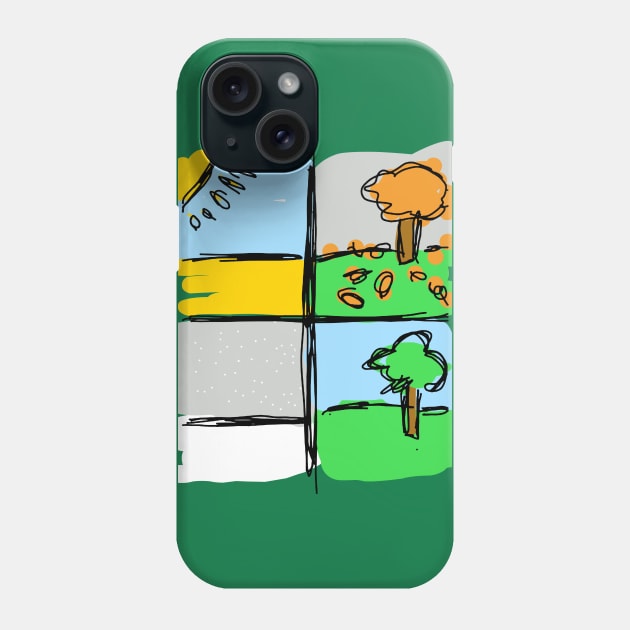 Seasons Phone Case by SpookyMeerkat