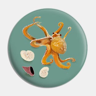 Octopus _Green Pin