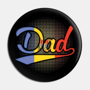 Moldovan Dad - Gift for Moldovan From Moldova Pin