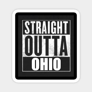 straight outta ohio Magnet