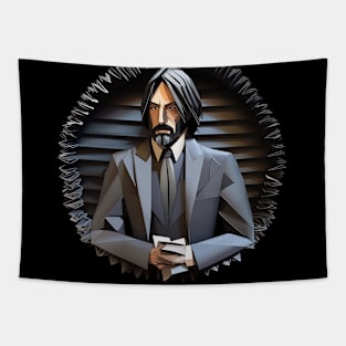 John Wick Origami Tapestry