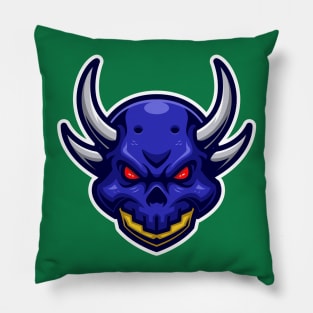 Devil skull Pillow