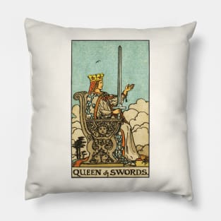 QUEEN OF SWORDS Pillow