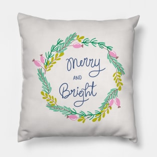 Christmas  wreath Pillow