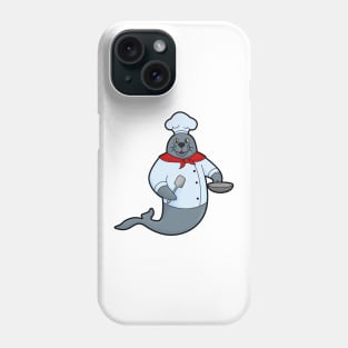 Seal as Cook with Pan & Spatula Phone Case