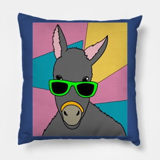 Party Retro Ass With Sunglasses Pillow