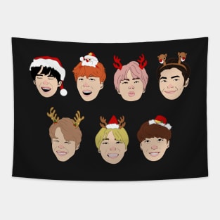 Holidays with BTS Tapestry