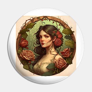 Passionate About Roses Pin