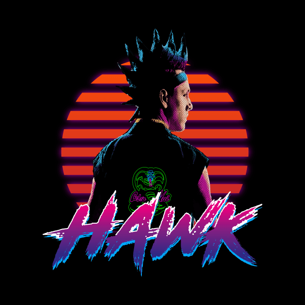 Karate Hawk 80s style by gastaocared