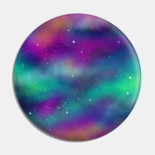 Multicolor Galaxy Pin