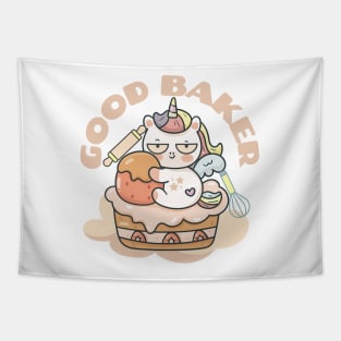 Good Baker Unicorn Tapestry