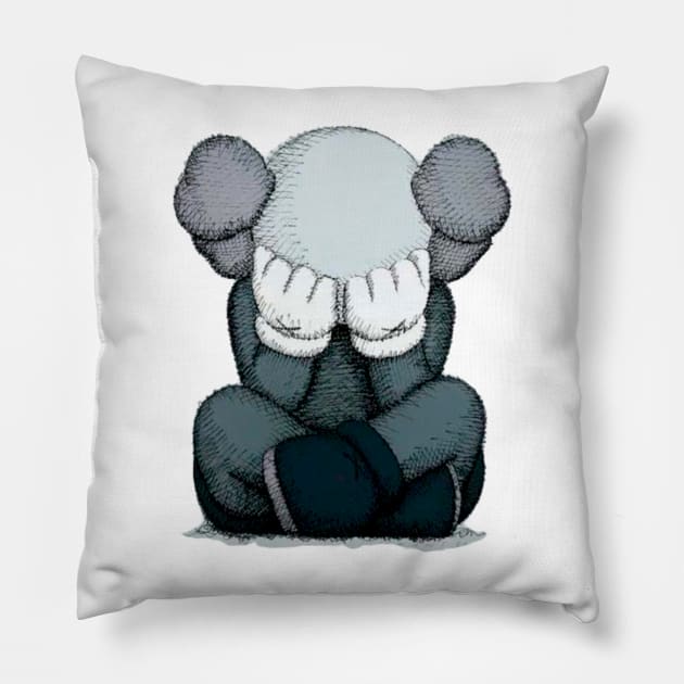 Kaws Sad Pillow by CazzyShop