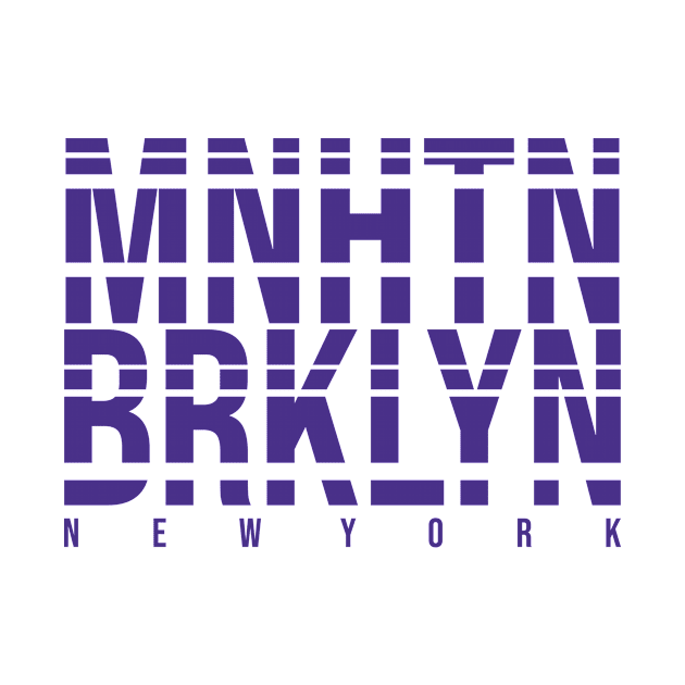 Manhattan Brooklyn by ArtsRocket