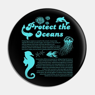 Protect the oceans Pin